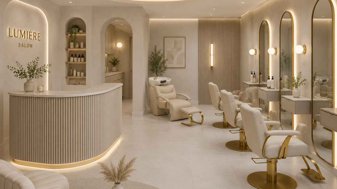 Hair Salon Nude Design