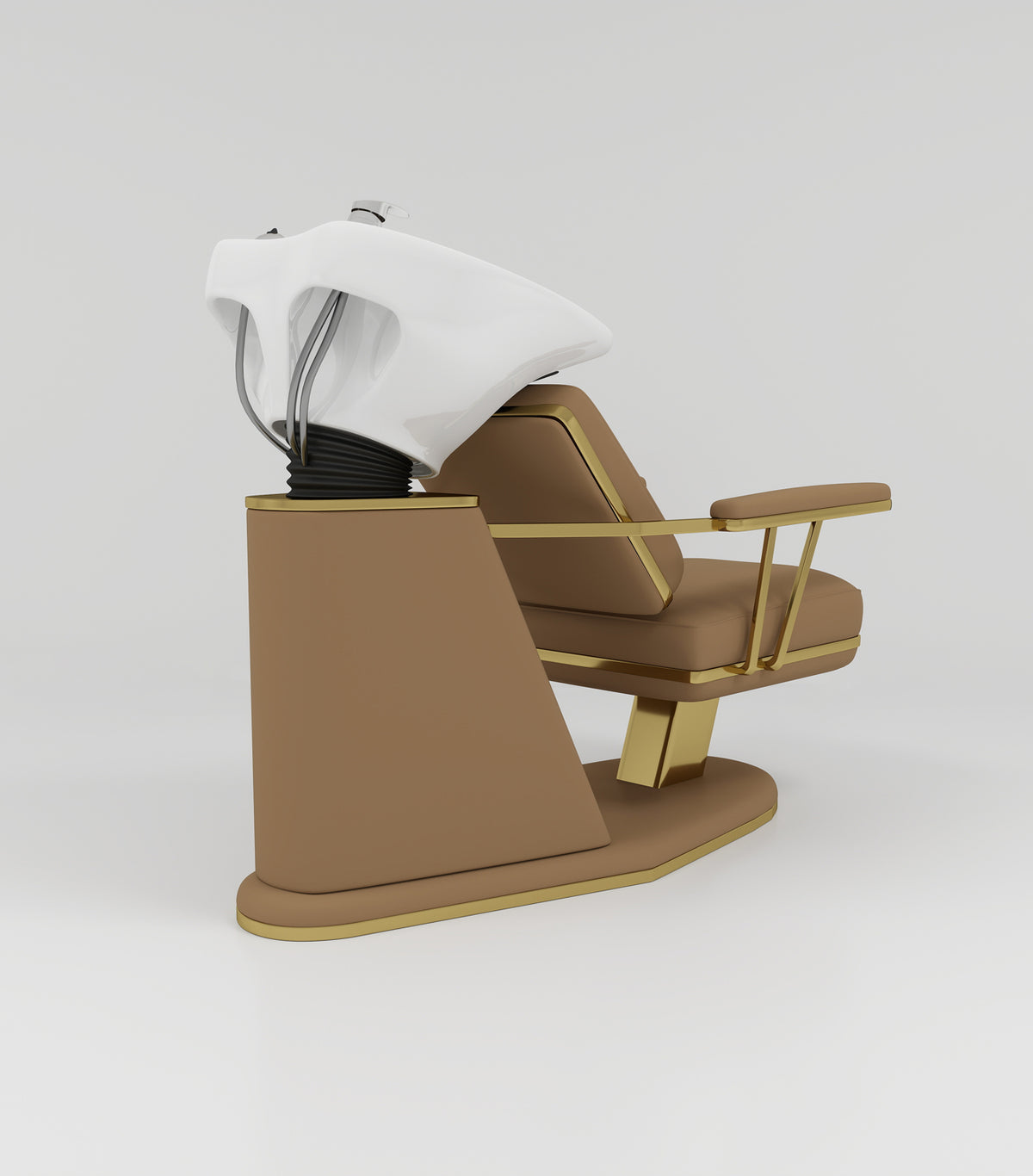 Modern Shampoo Chair with Hidden Pipework