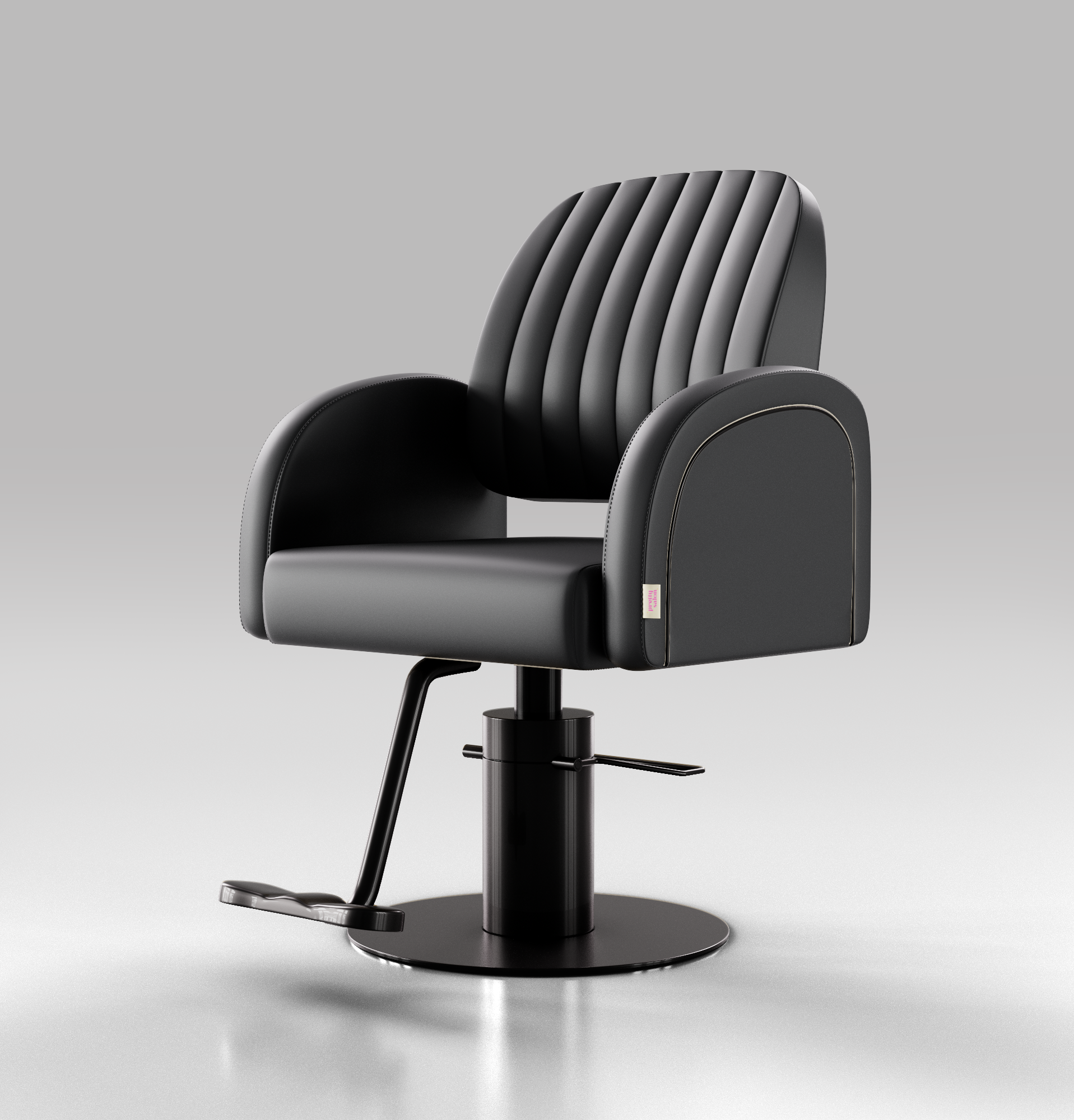 Luxury All Black Hair Chair