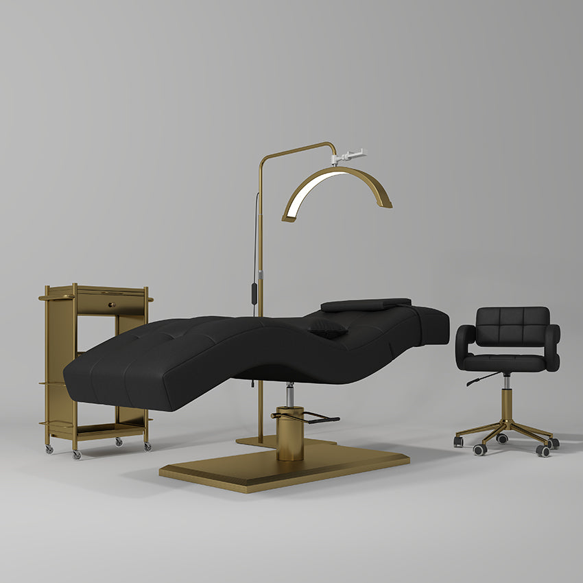 Luxury Black Eyelash Bed - Salon Furniture