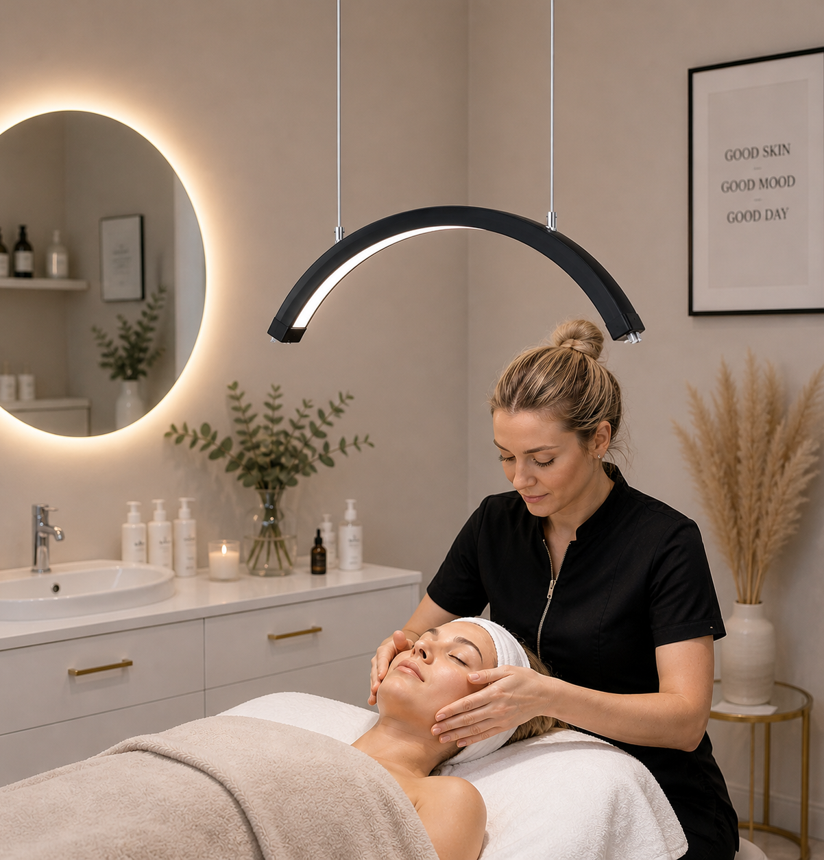Spa treatment lighting