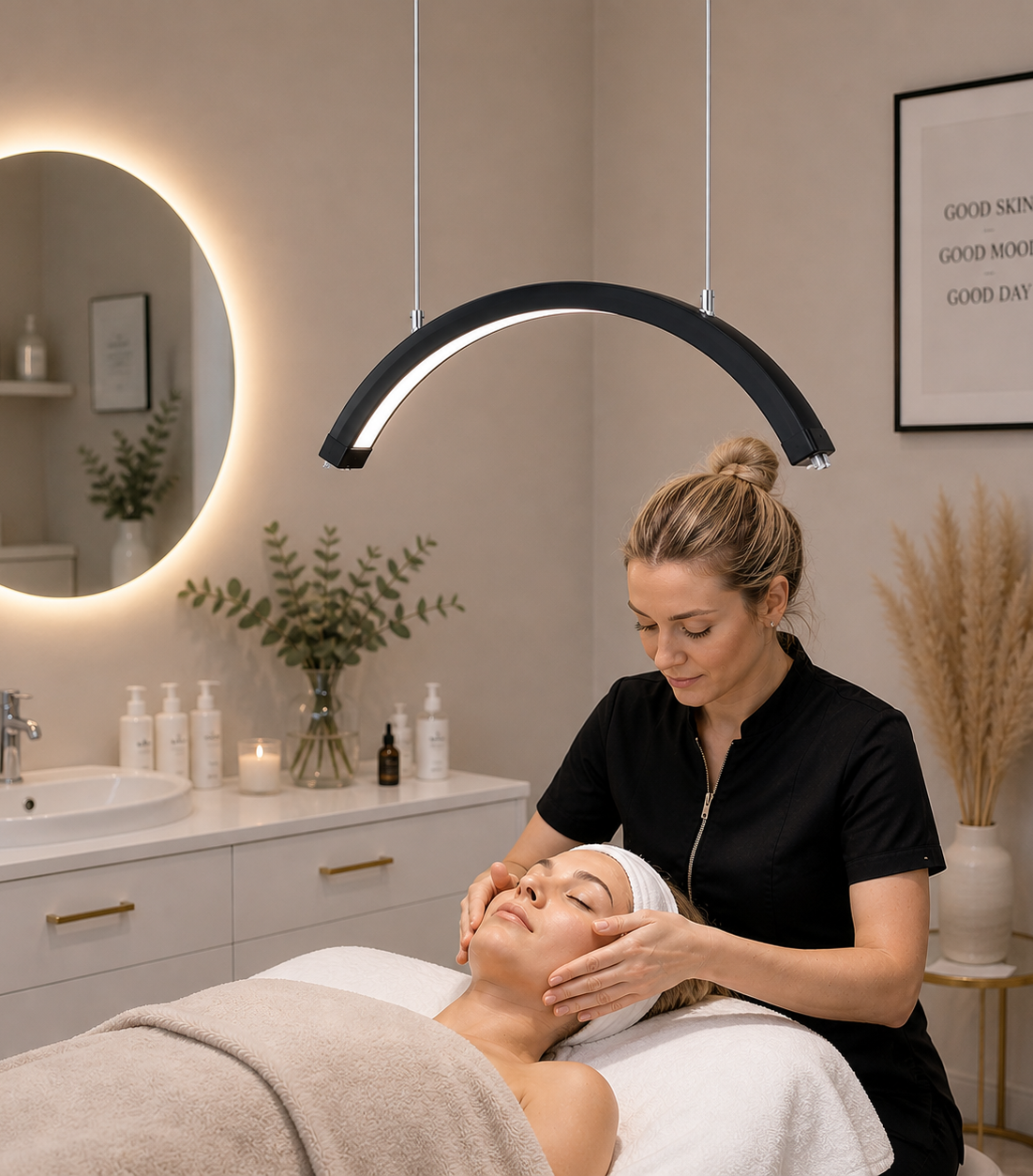 Spa treatment lighting
