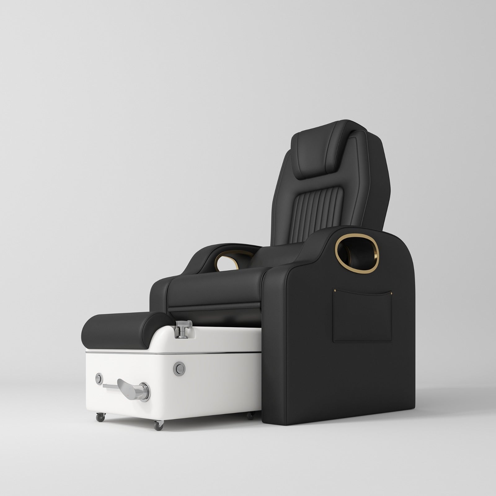 black pedicure station