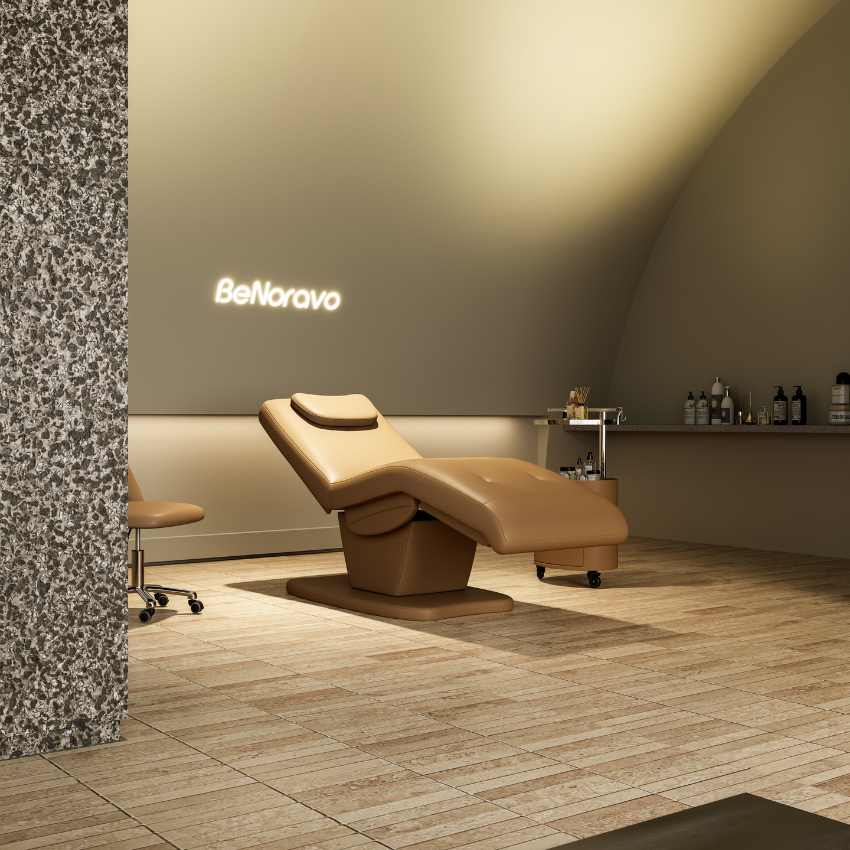 4-motor brown electric bed