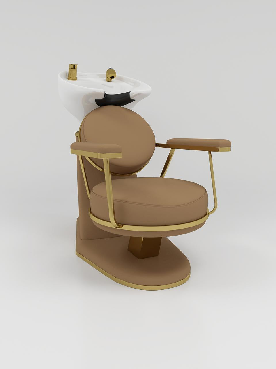 Luxury brown hair basin