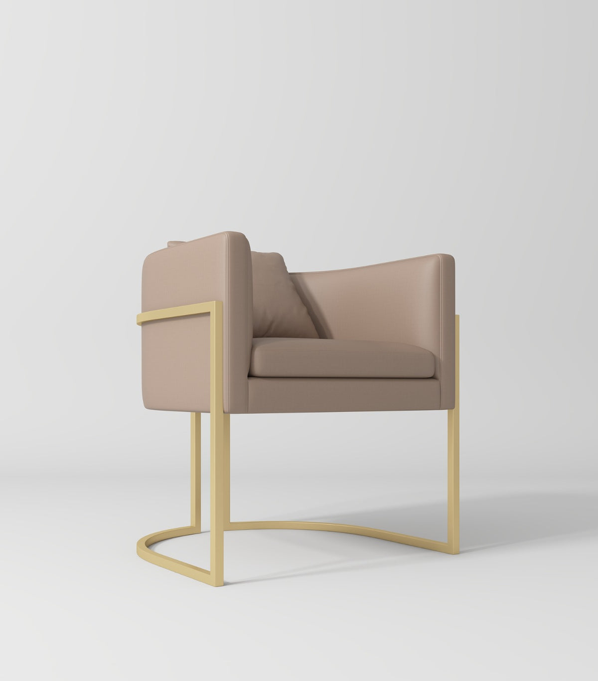Nail Salon Chair for nail desk in brown