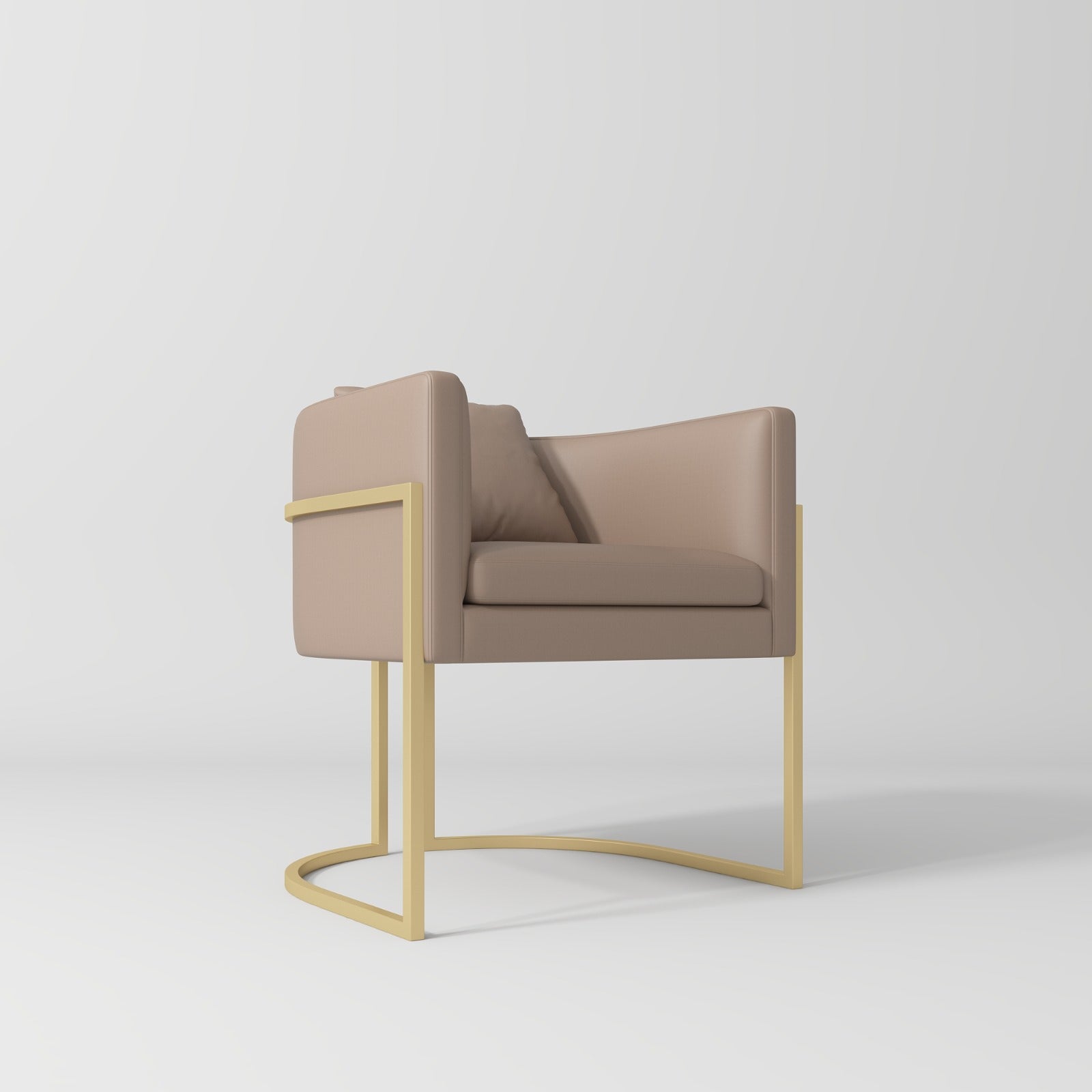 Nail Salon Chair for nail desk in brown