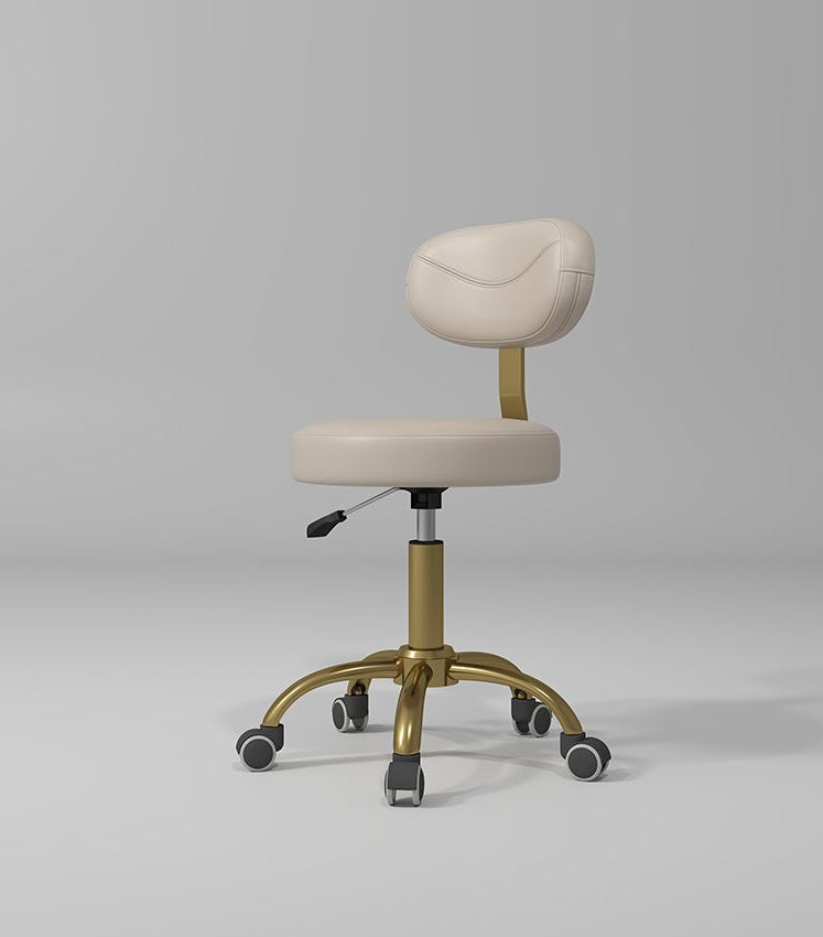 Champagne and Gold Stool