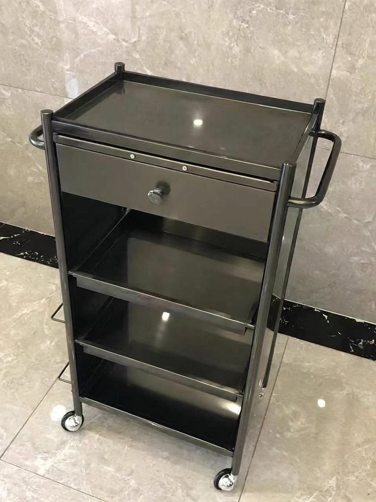 stainless steel beauty trolley