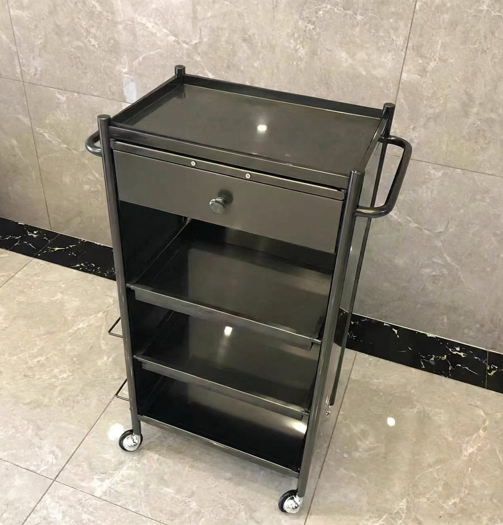 stainless steel beauty trolley