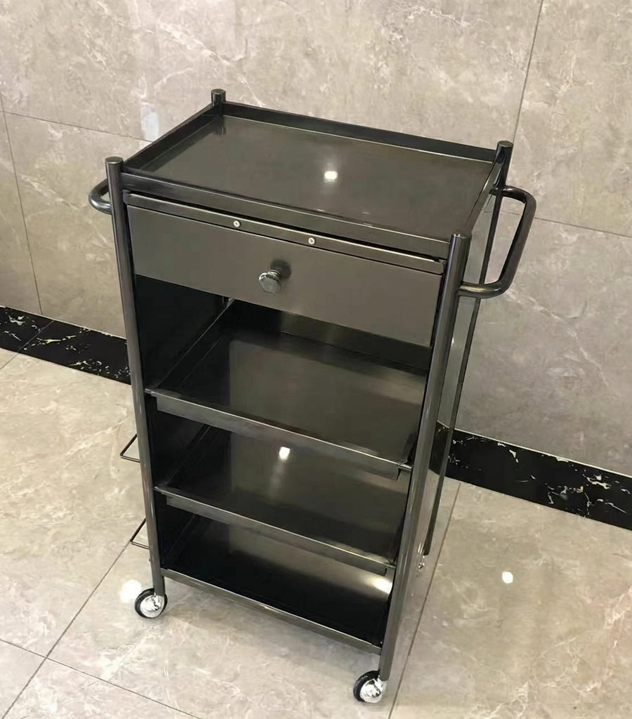 stainless steel beauty trolley