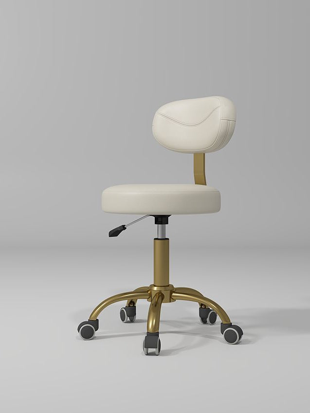 Cream and Gold Stool