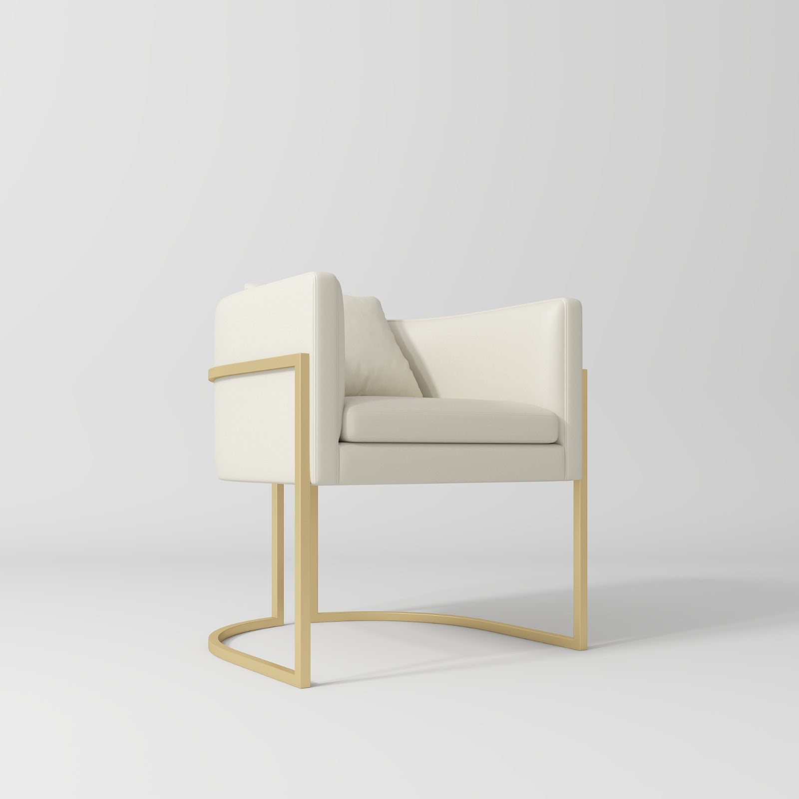 Cream Salon Beauty Chair for customers