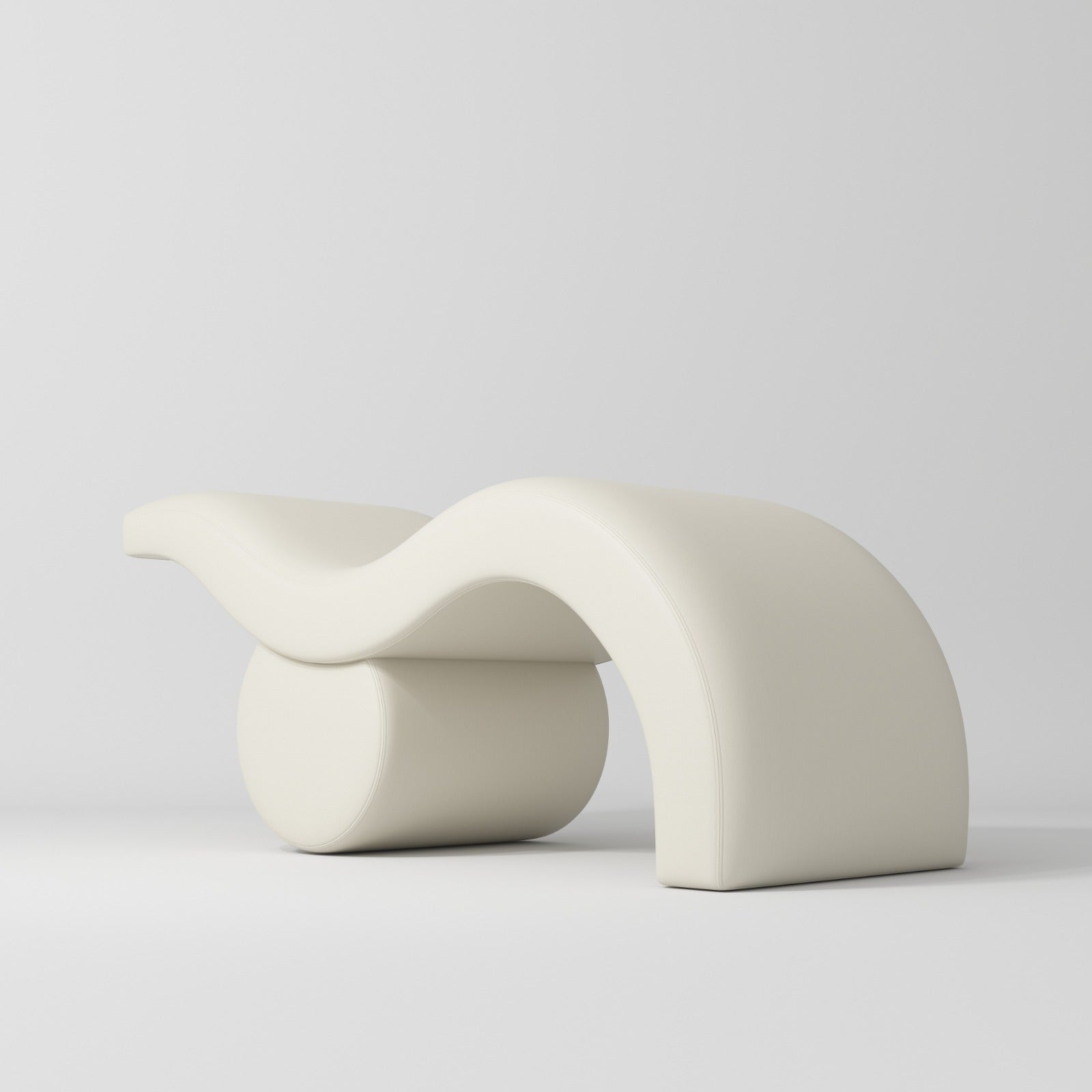 Luxury Curved Cream Lash Bed