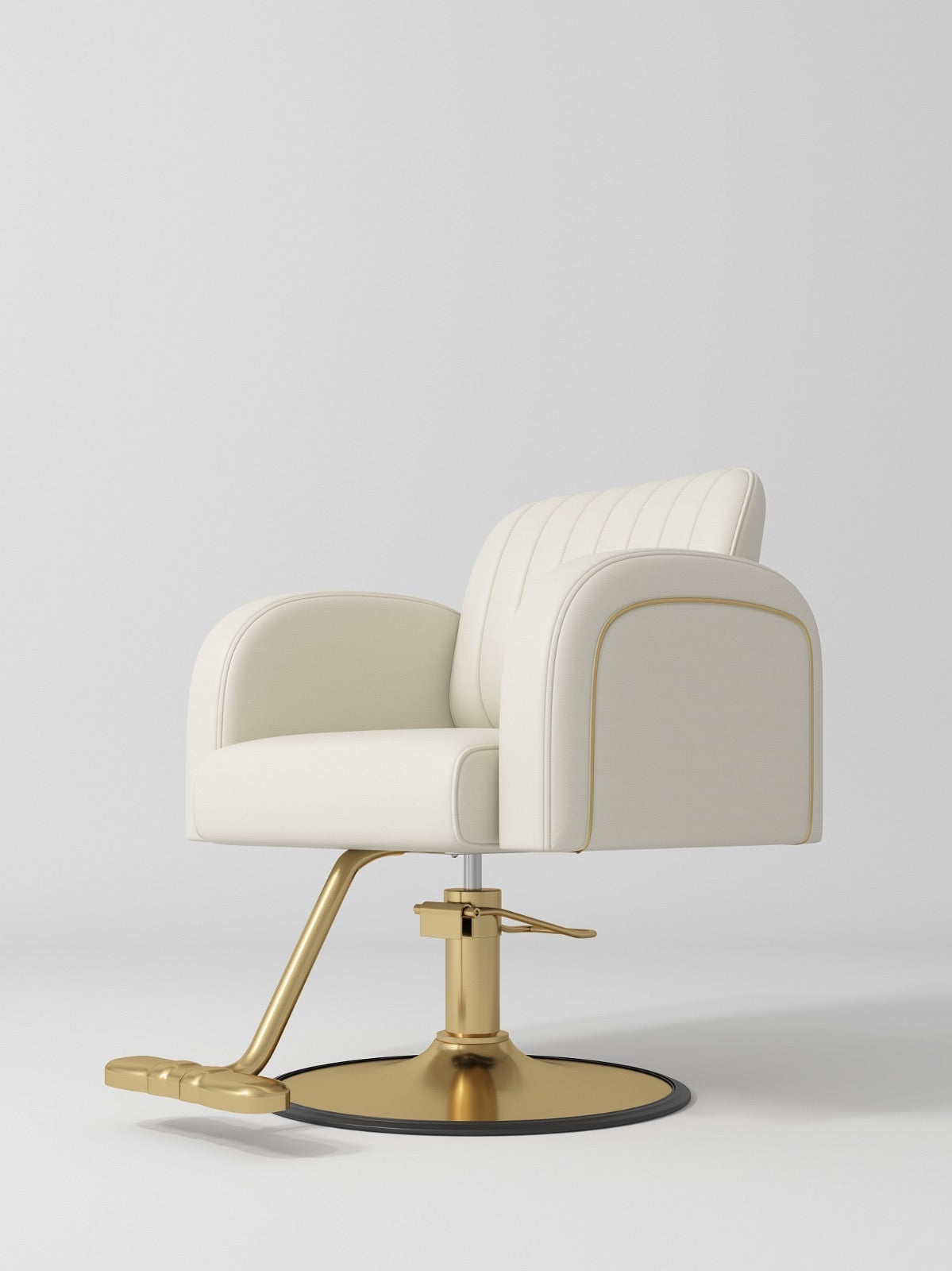Cream & Gold Hair Salon Chair