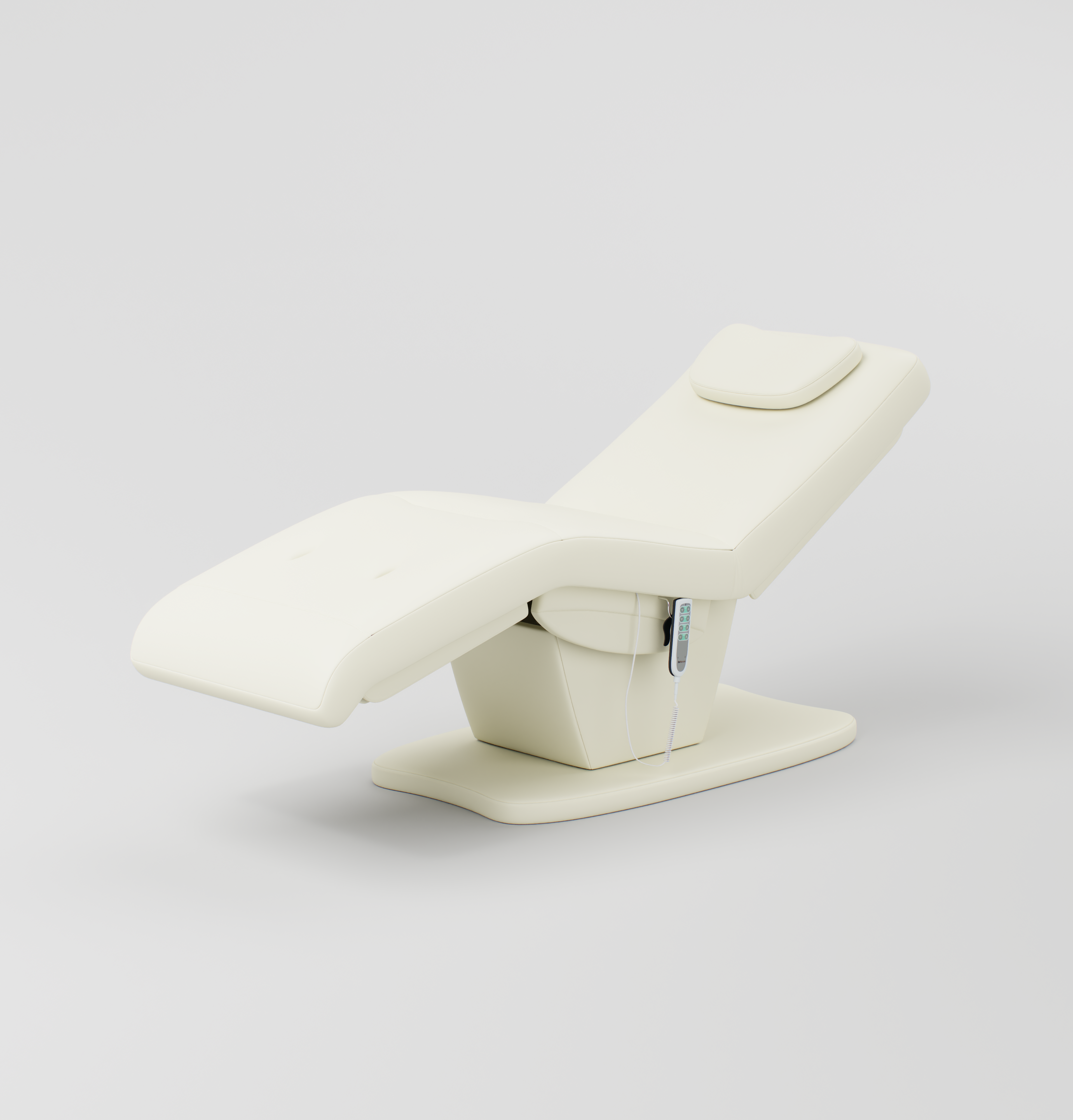 Cream Leather Spa Bed