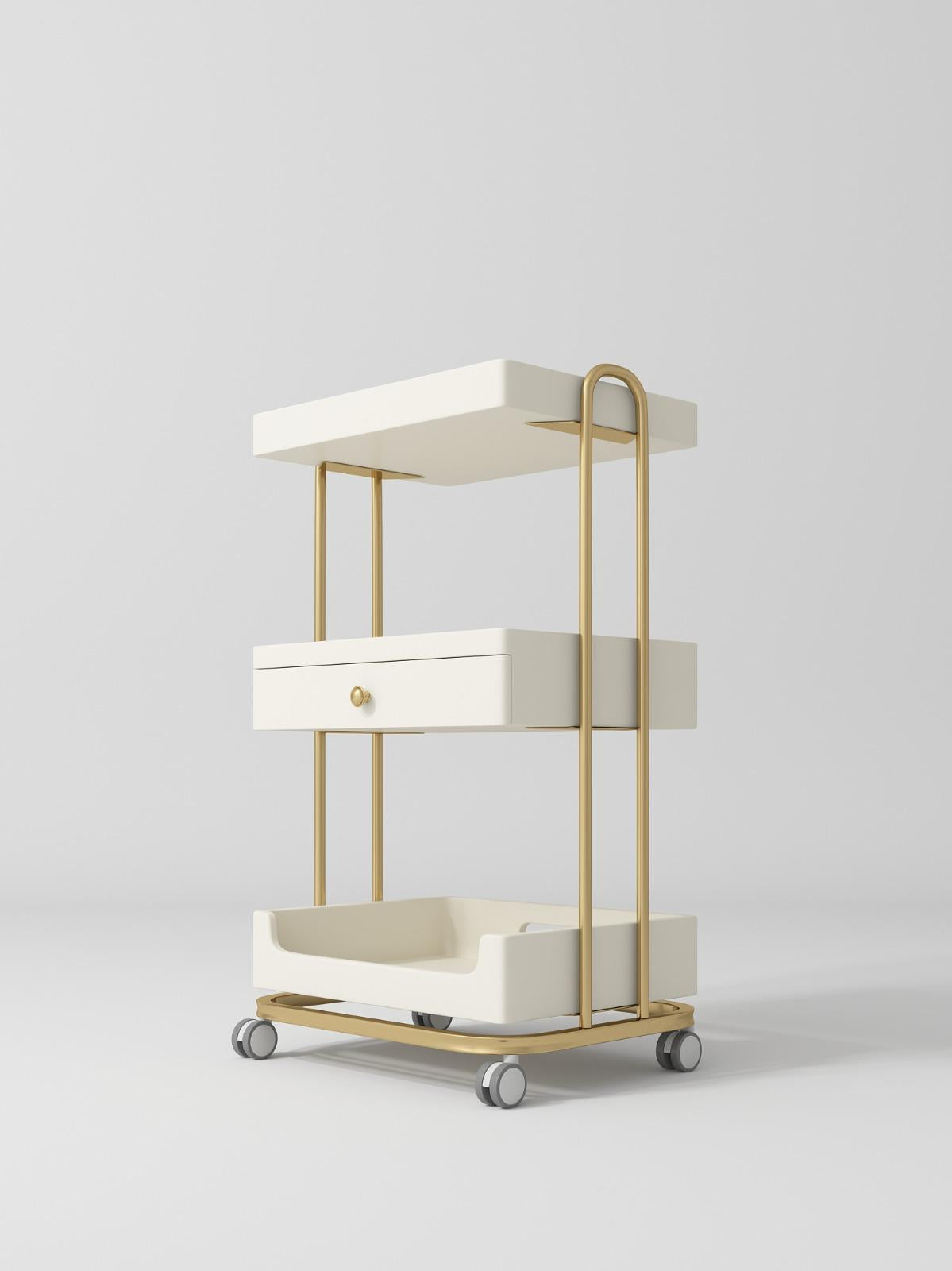 Cream & Gold Trolley for salons