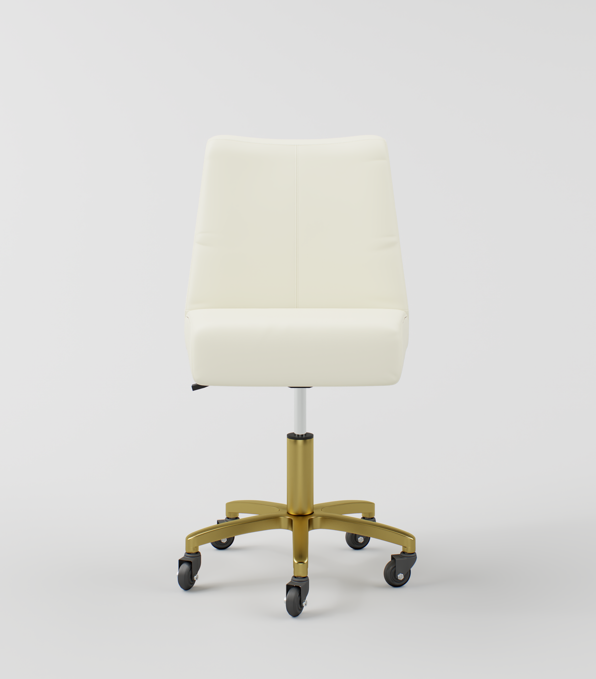 Luxury Cream Beauty Stool for Salons
