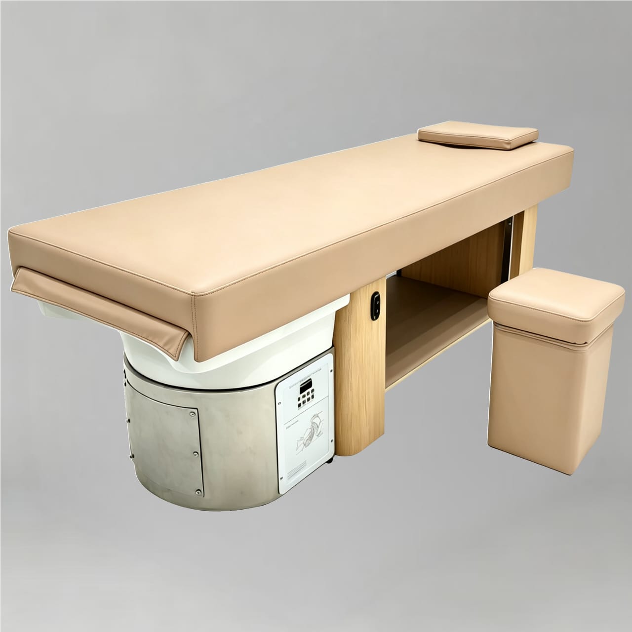 Built in controls for bed adjustments with headpsa