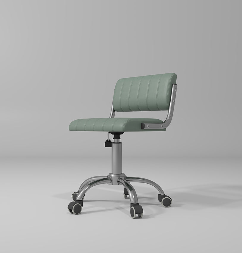Green Beauty Salon Stool