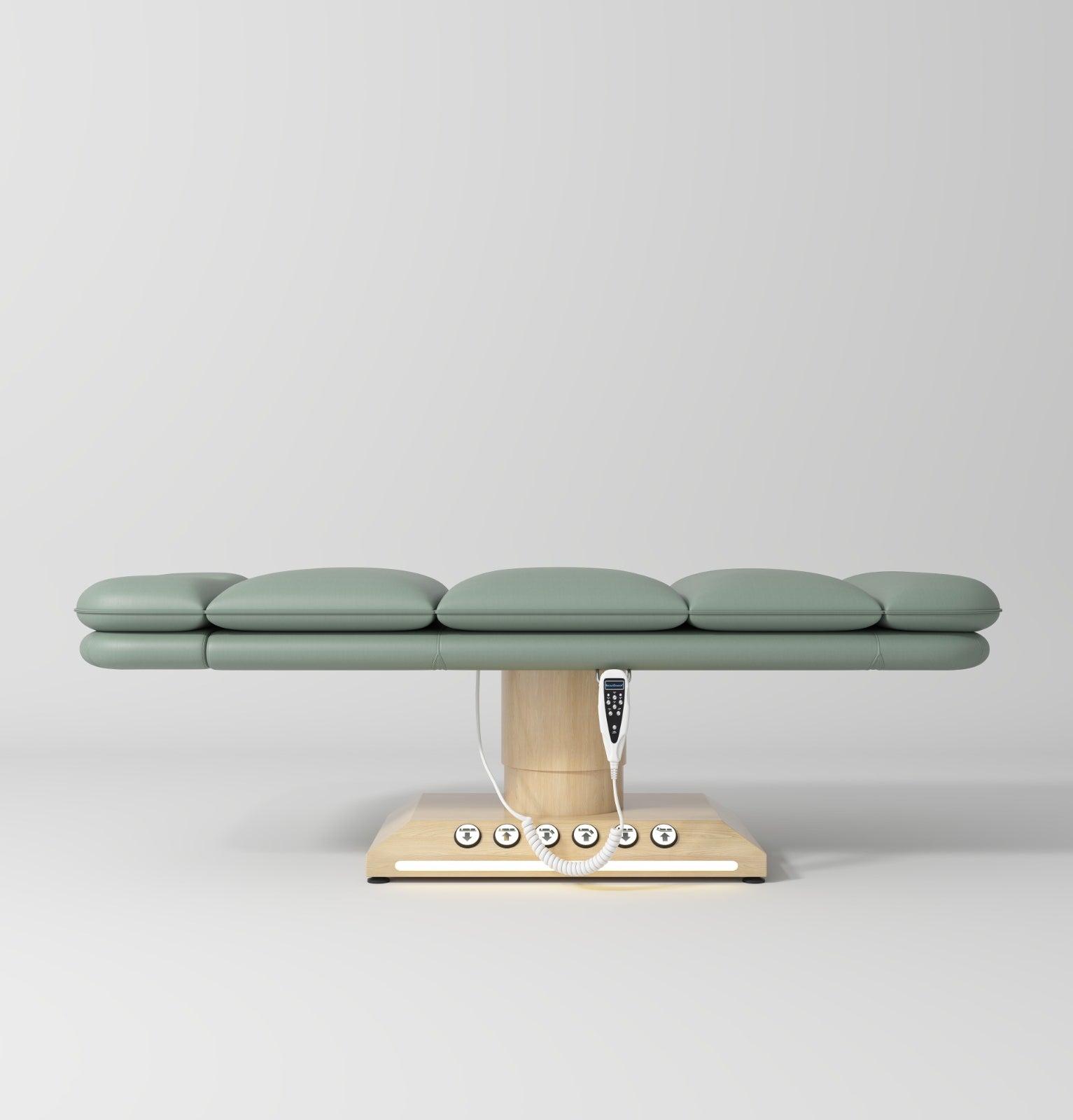 Sage Green Massage Bed with Foot Control