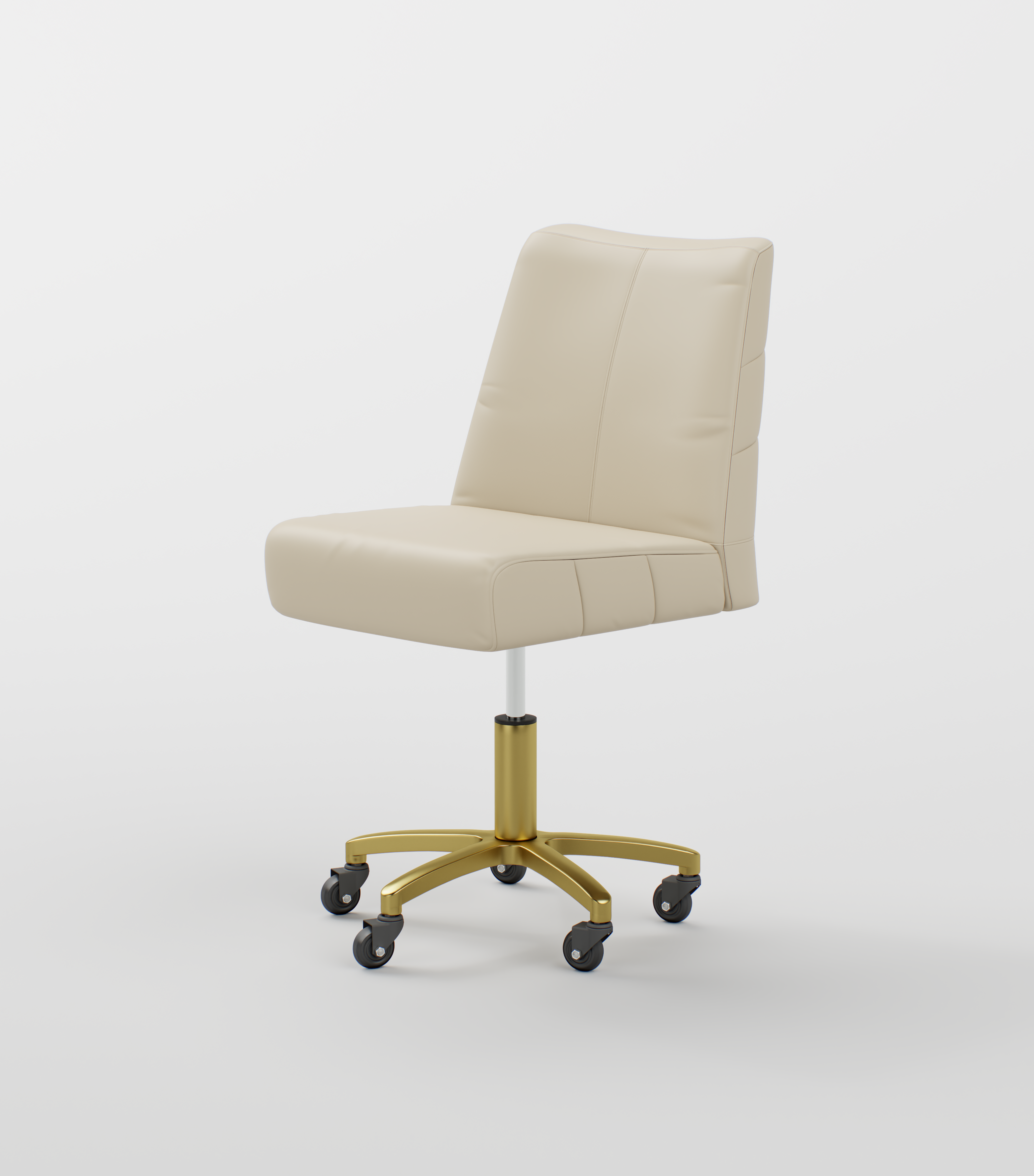 Nude and Gold Stool for Nail Tables