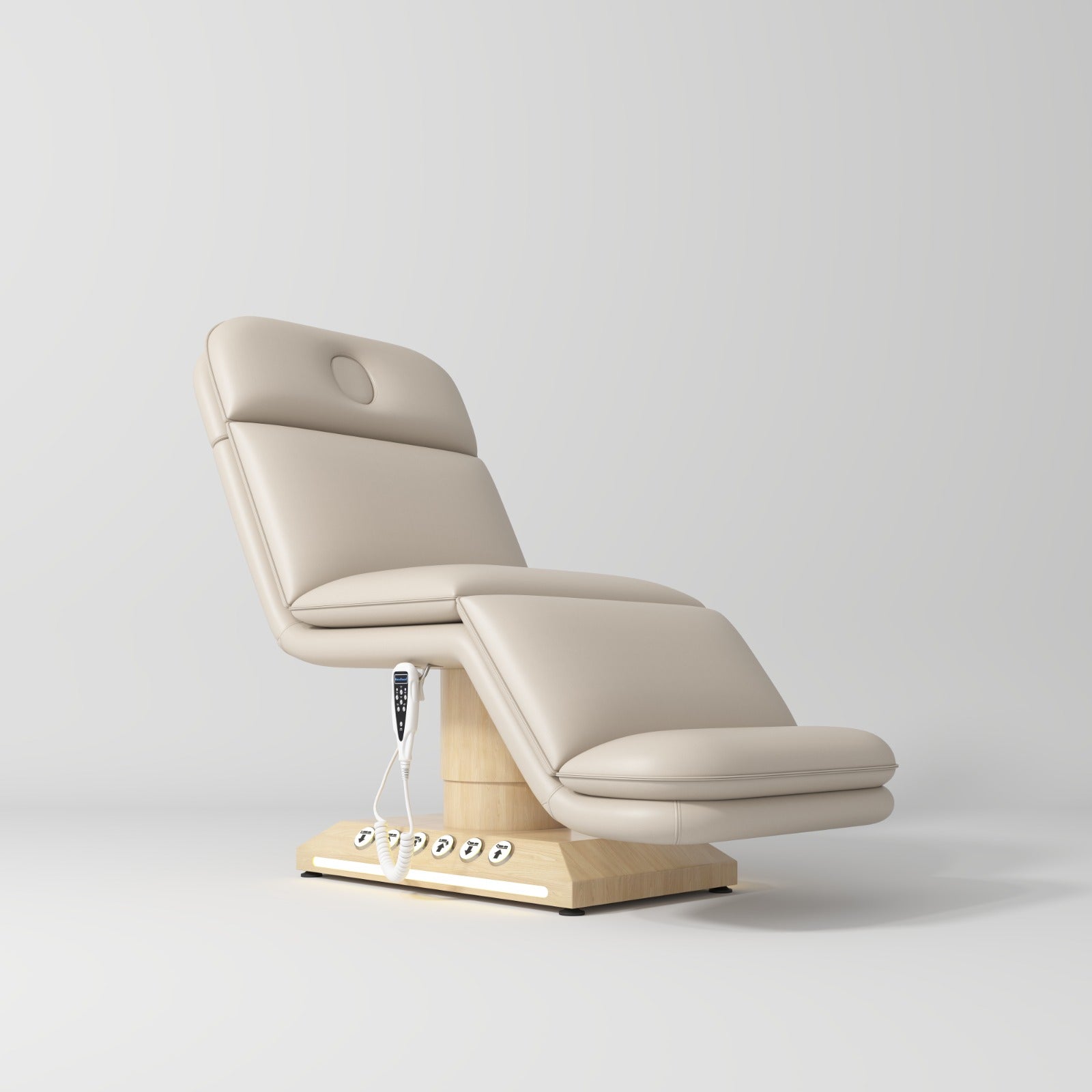 Eletric Nude Beauty Salon Bed with Foot Control