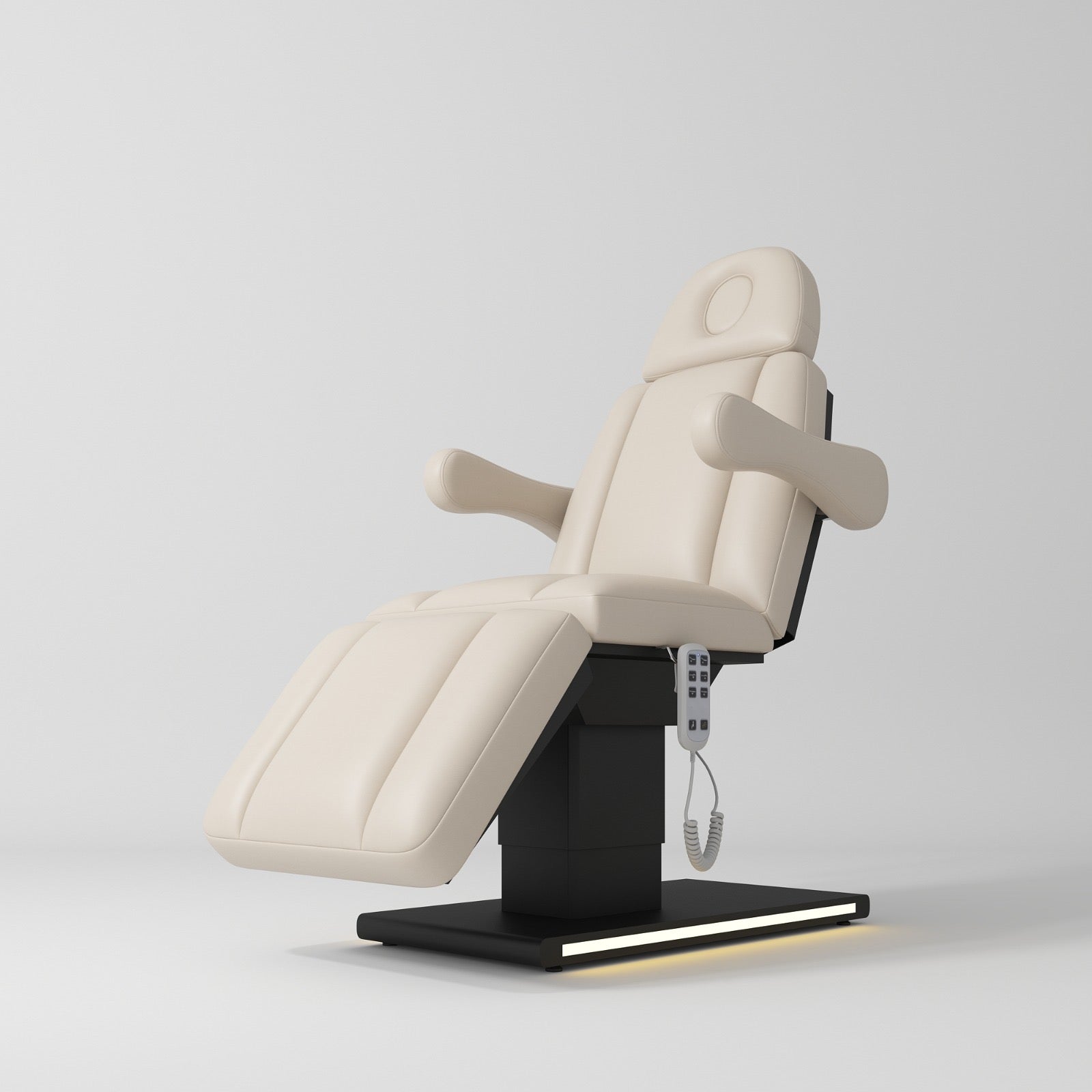 Nude and black electric beauty bed