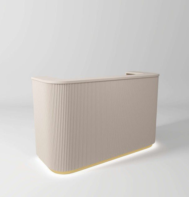 modern beauty salon reception desk