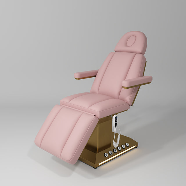 Pink Beauty Bed with Foot Control