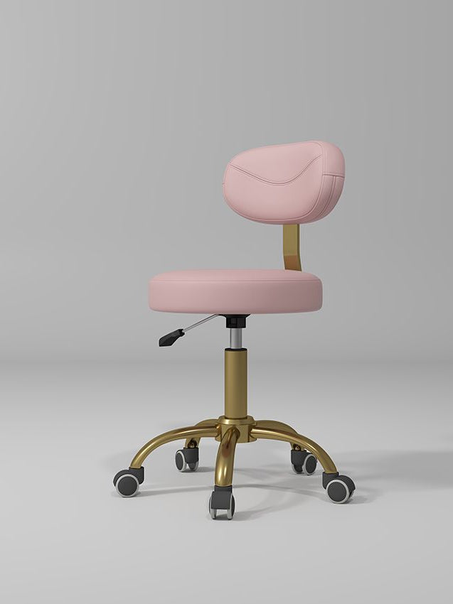 Pink and Gold Stool