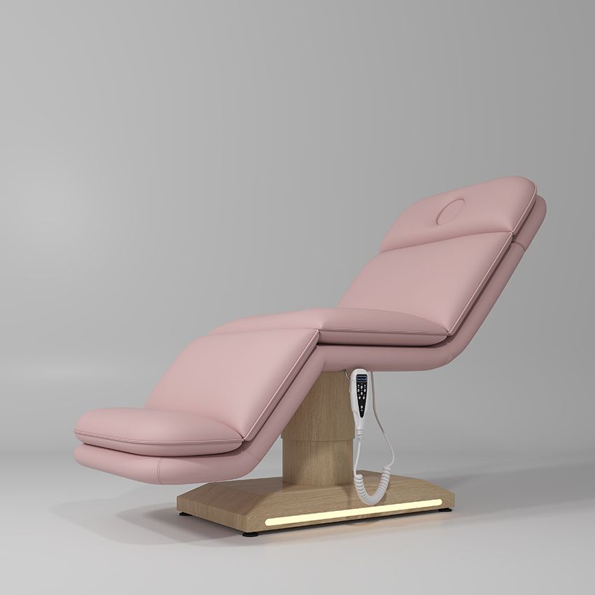 Pink Beauty Bed with Wooden Base
