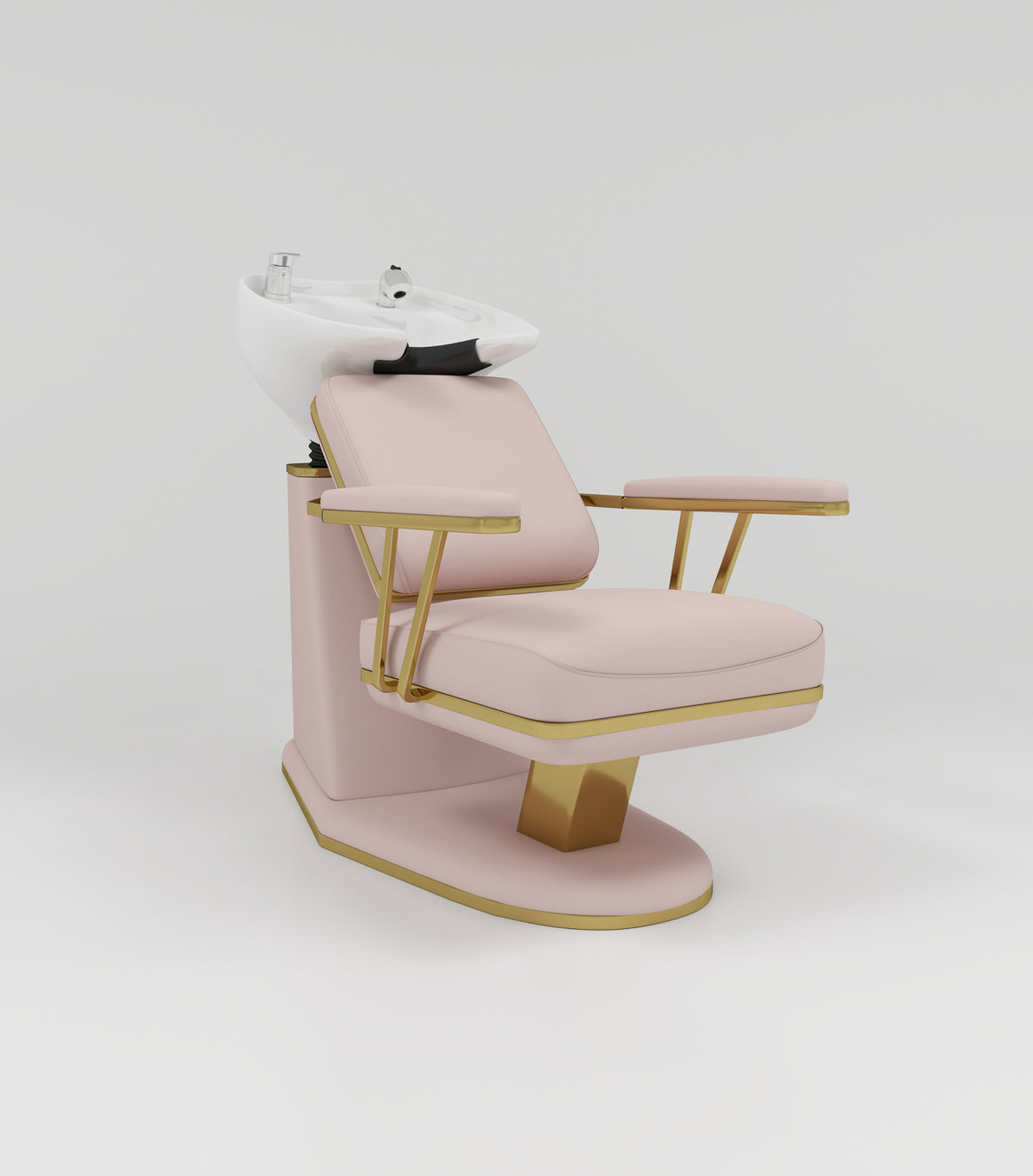 Pink and Gold Backwash Unit