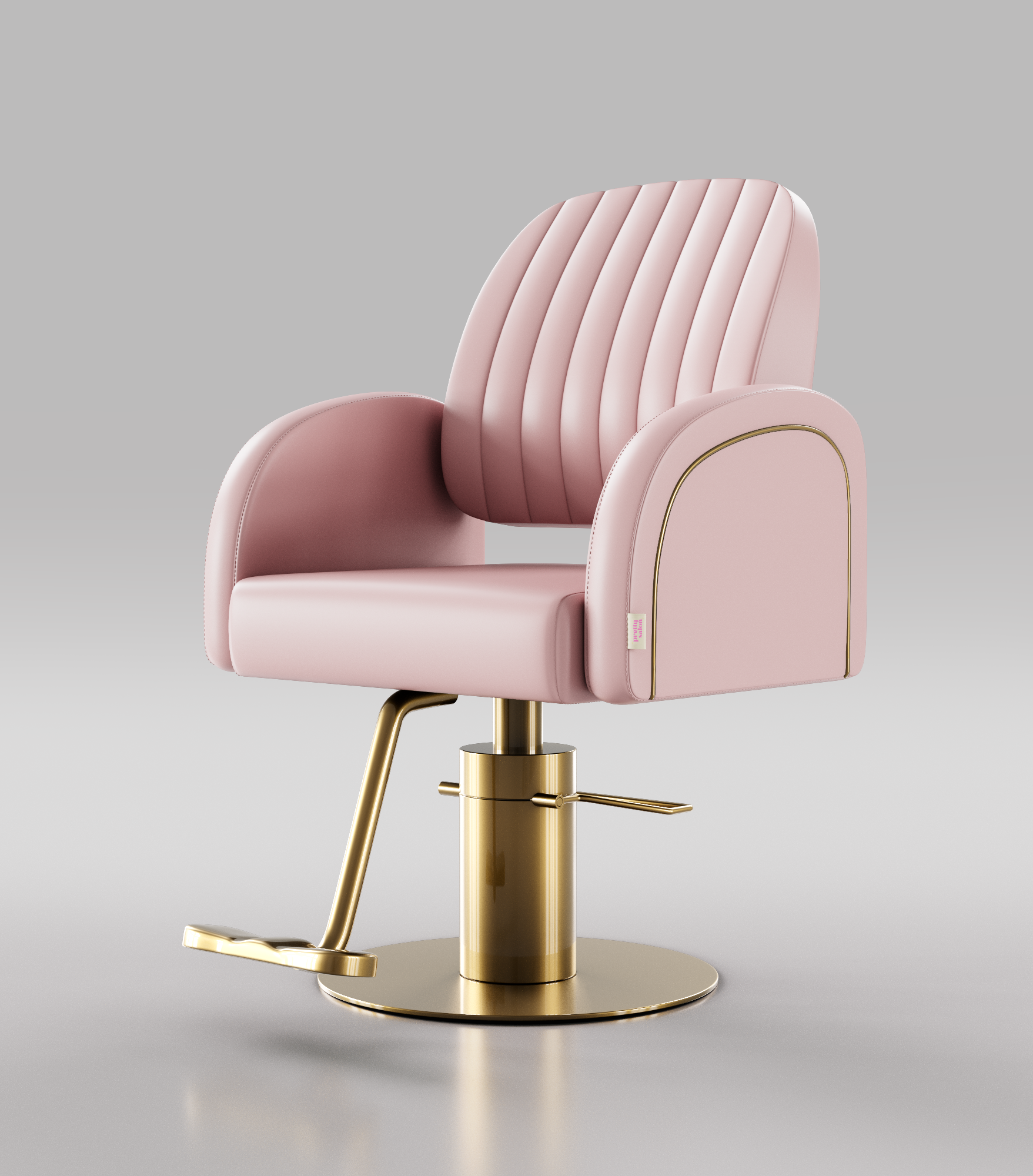 Pink & Gold Hair Chair
