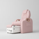 Luxury and comfortable pedicure station in pink