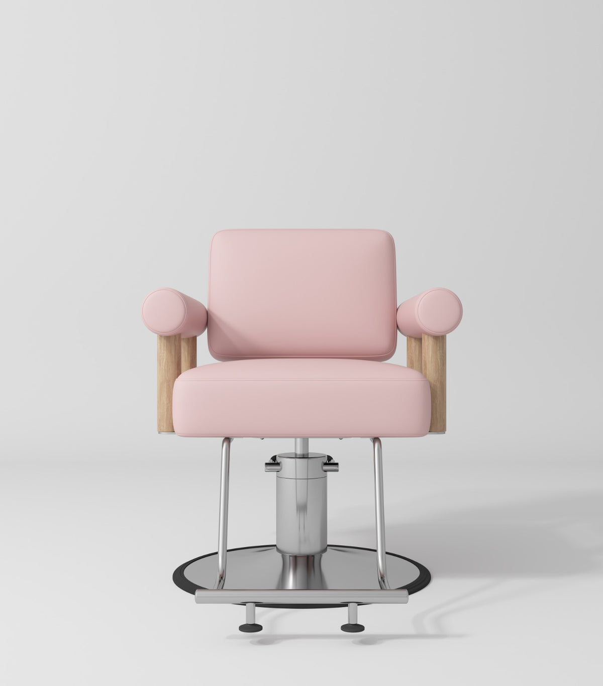 Luxury modern hair salon chair in pink