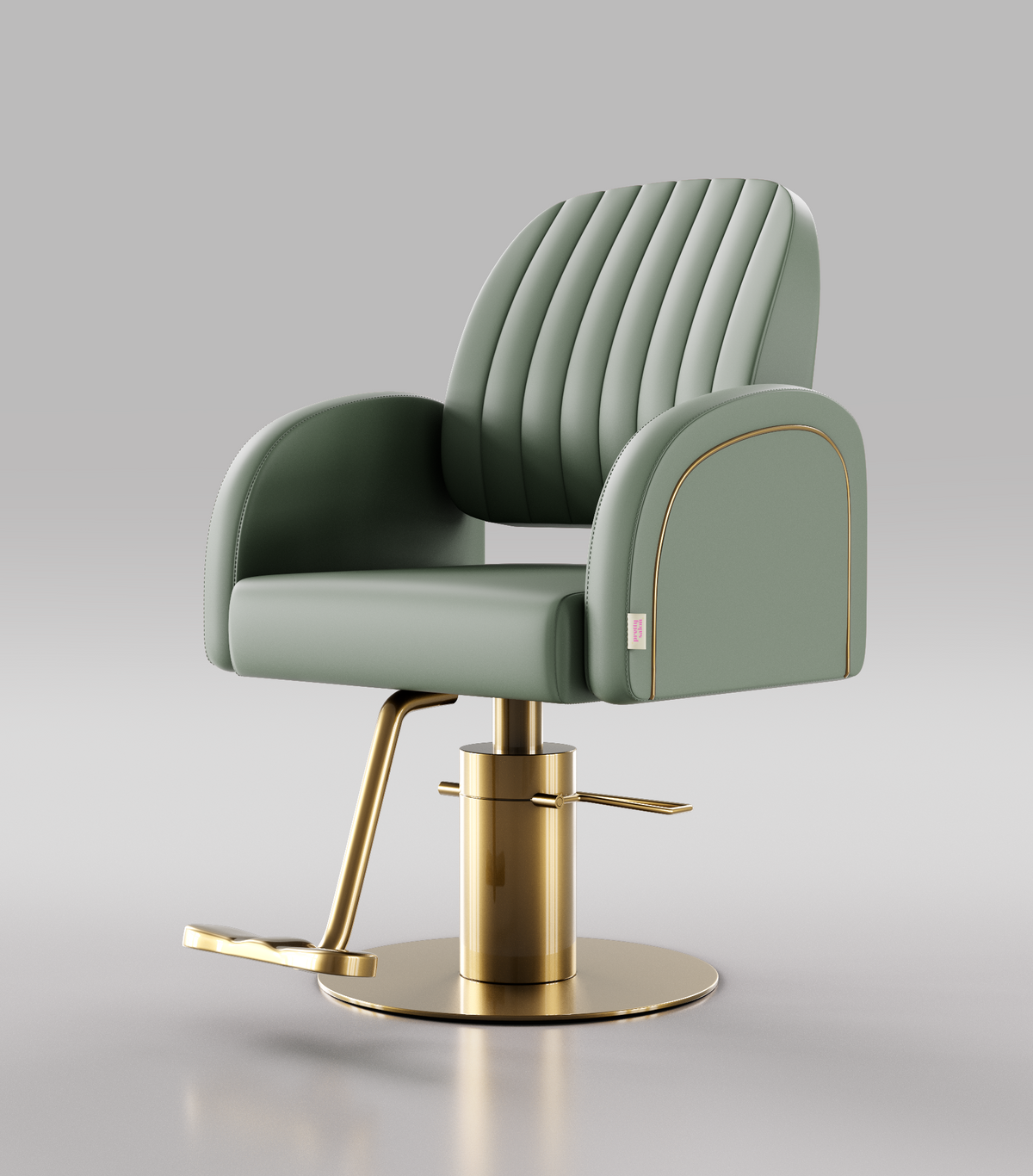 Sage_Green_Hair_Salon_Chair