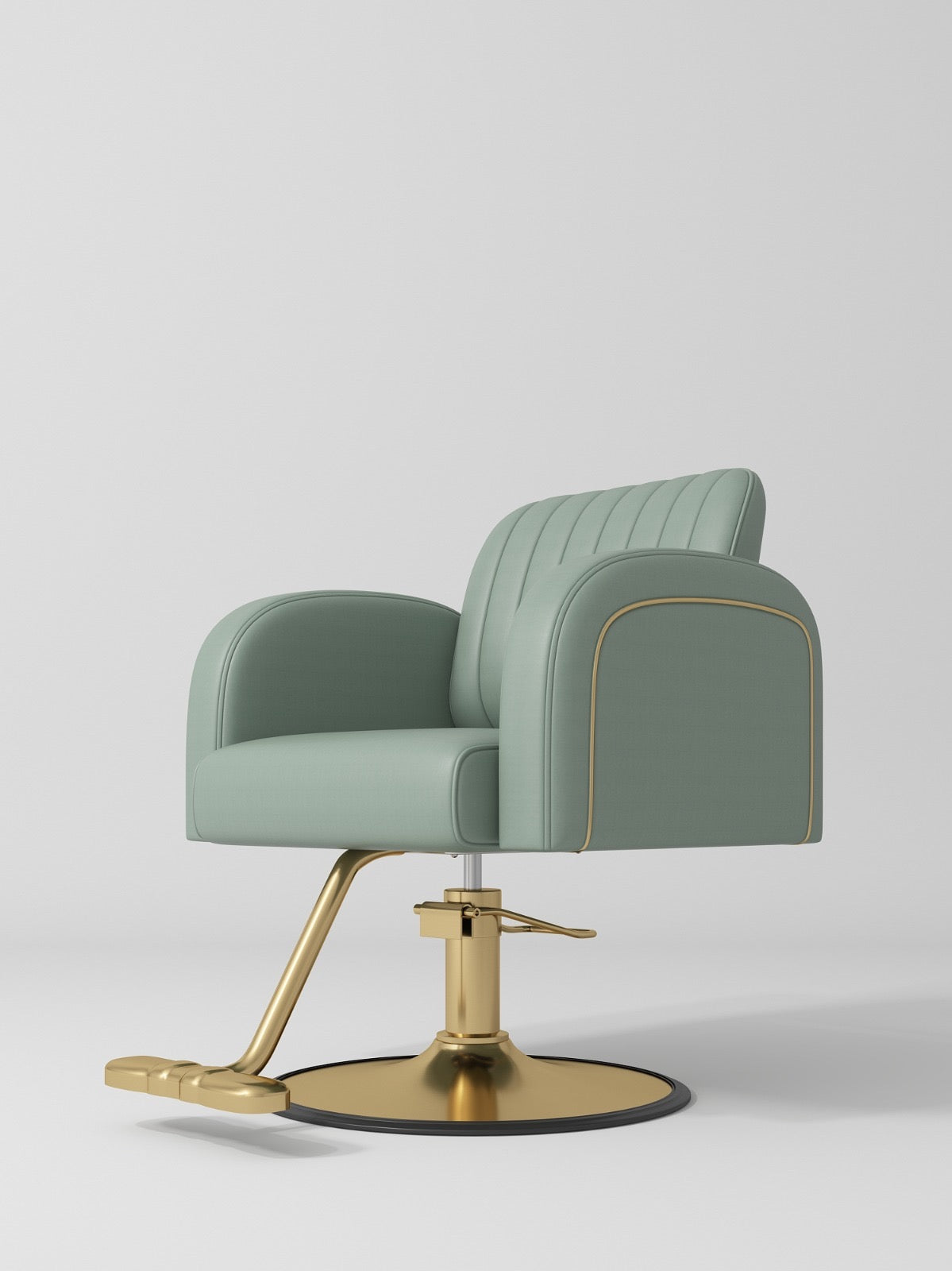 Sage Green & Gold Chair