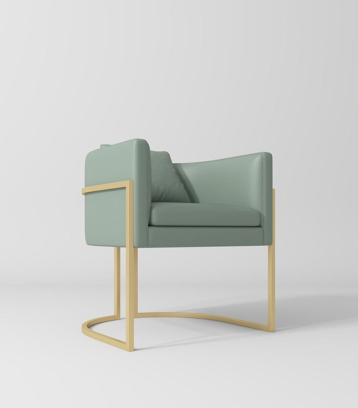Salon Chair in Sage Green