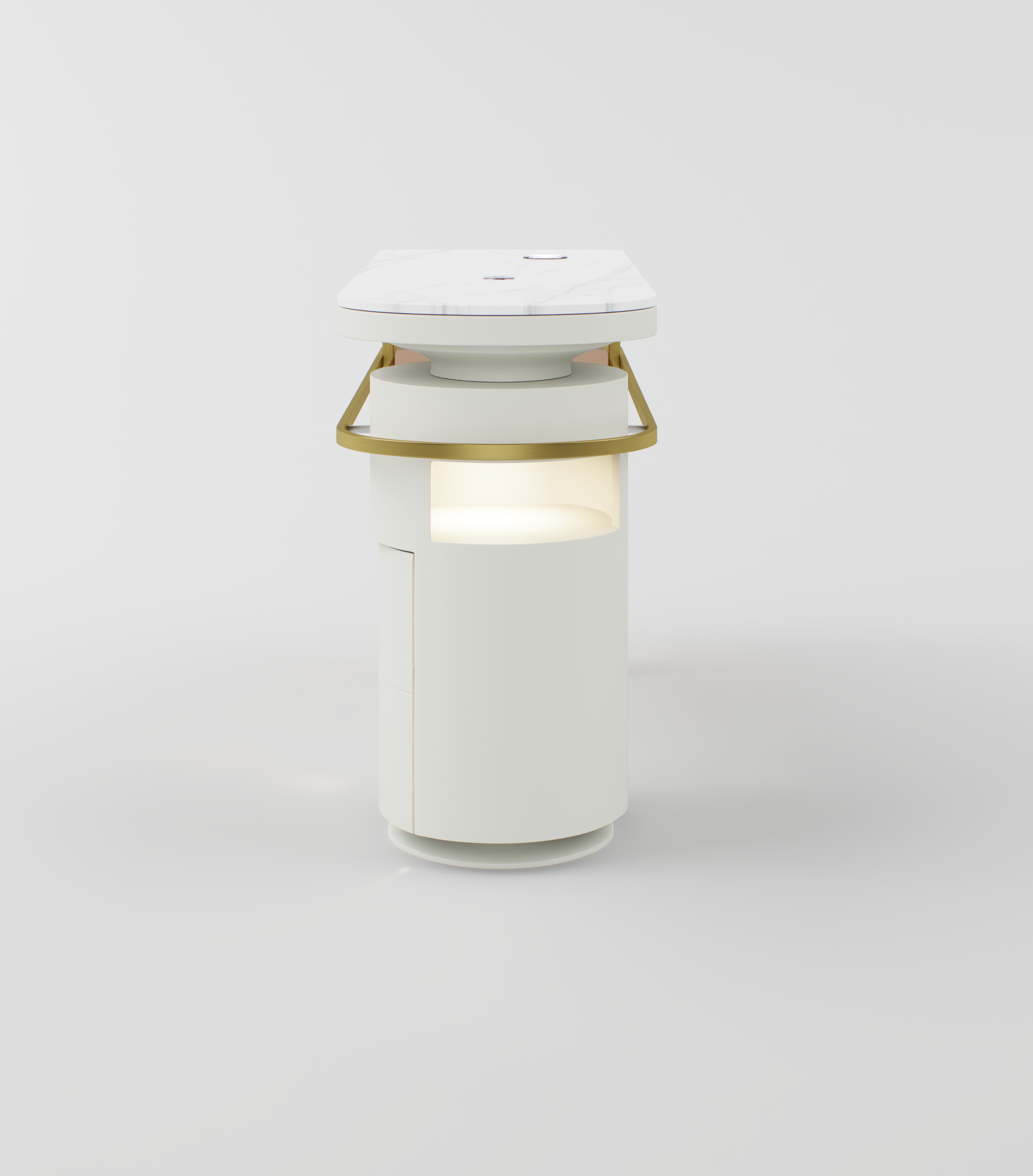 White Luxury Nail Desk