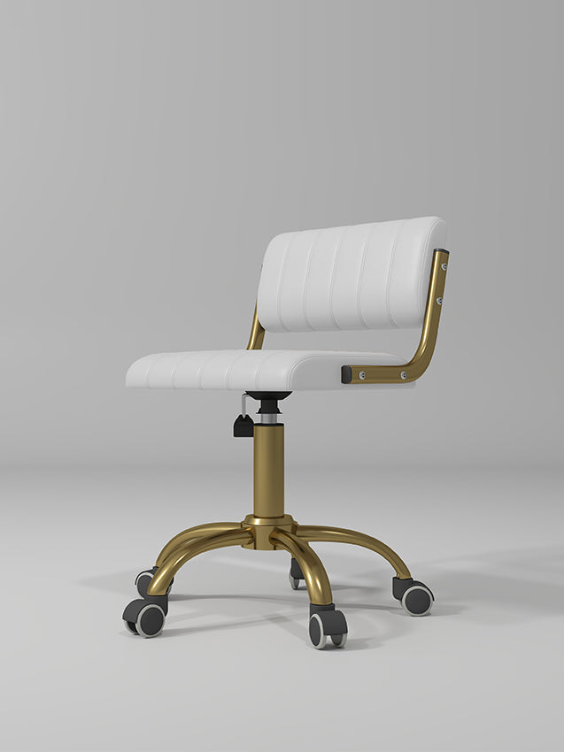 White Beauty Salon Stool