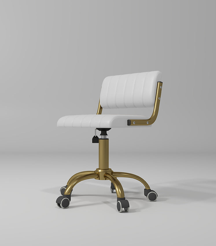 White Beauty Salon Stool