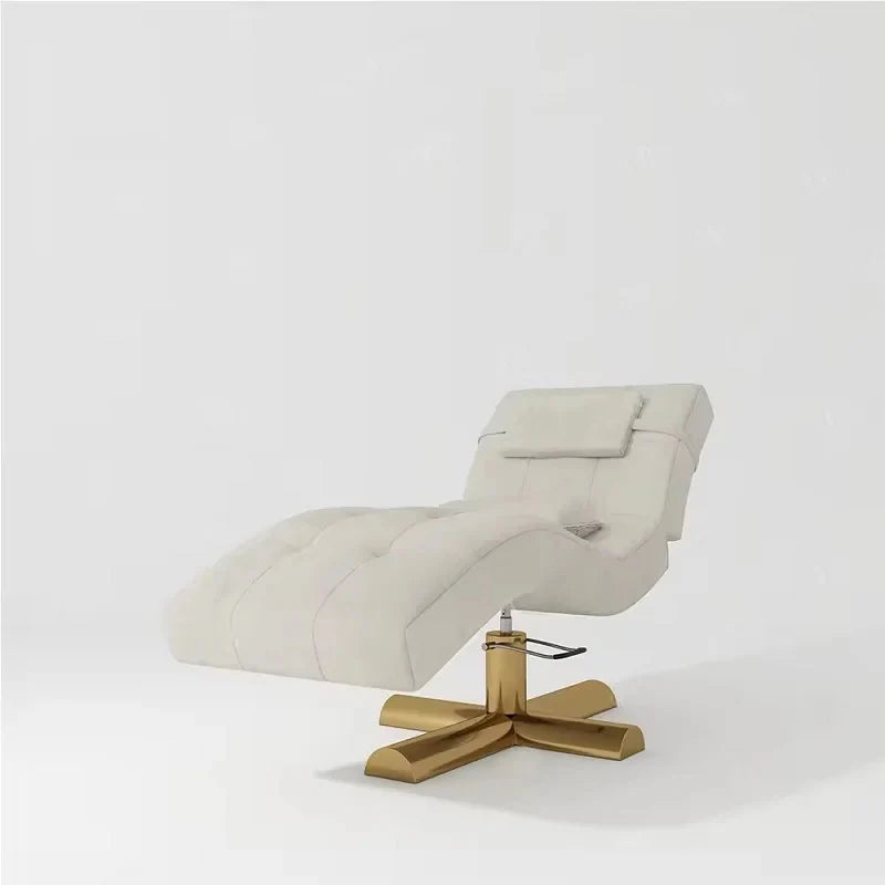 padded white beauty bed