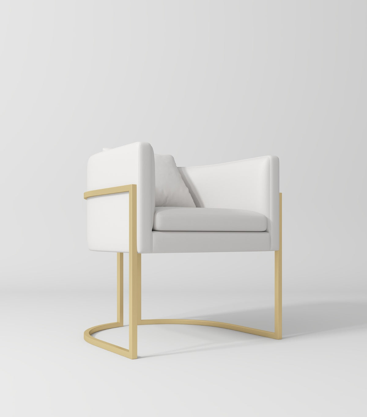 Luxury Salon Chair in White