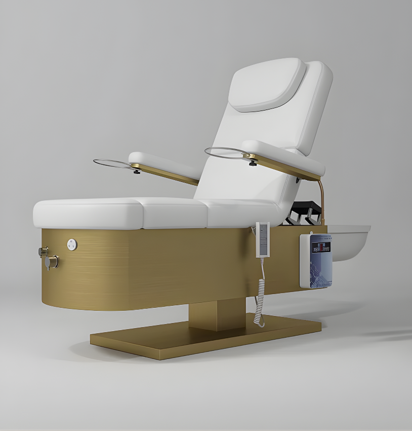 Eletric Treatment Bed with Head and Foot Spa