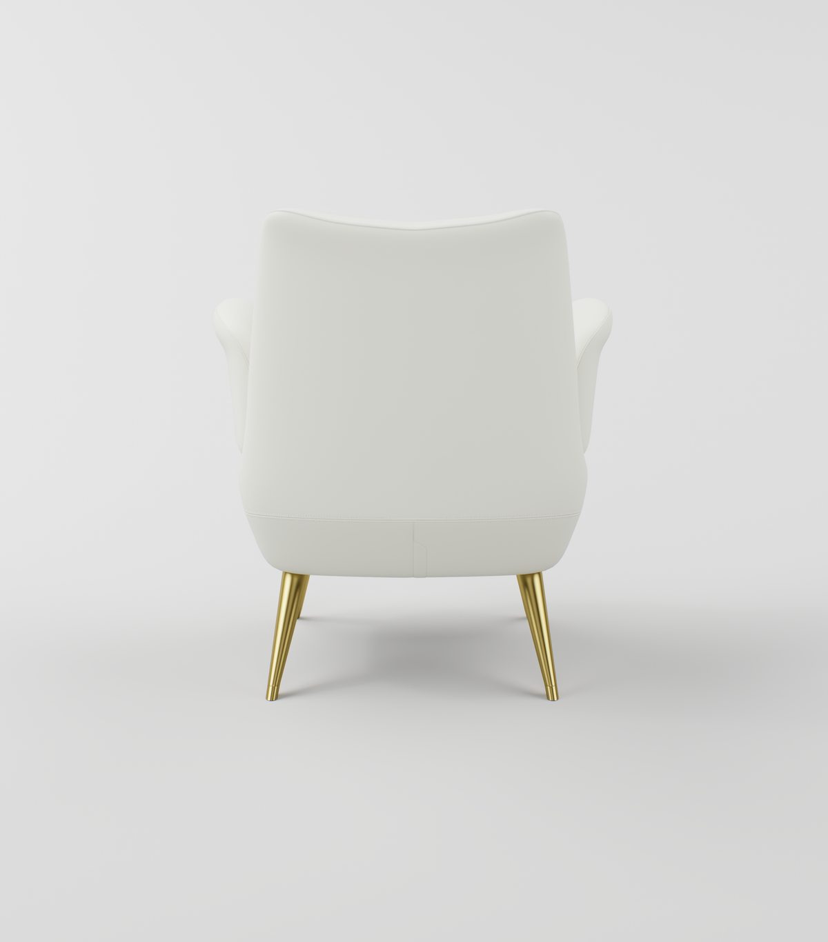 Comfy White and Gold Nail Table Chair