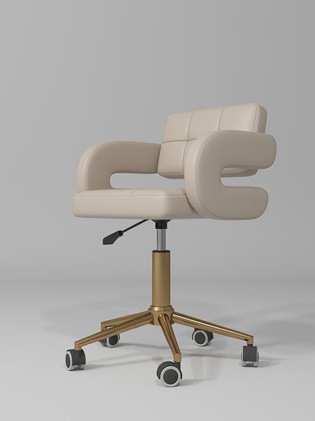 beige adjustable stool