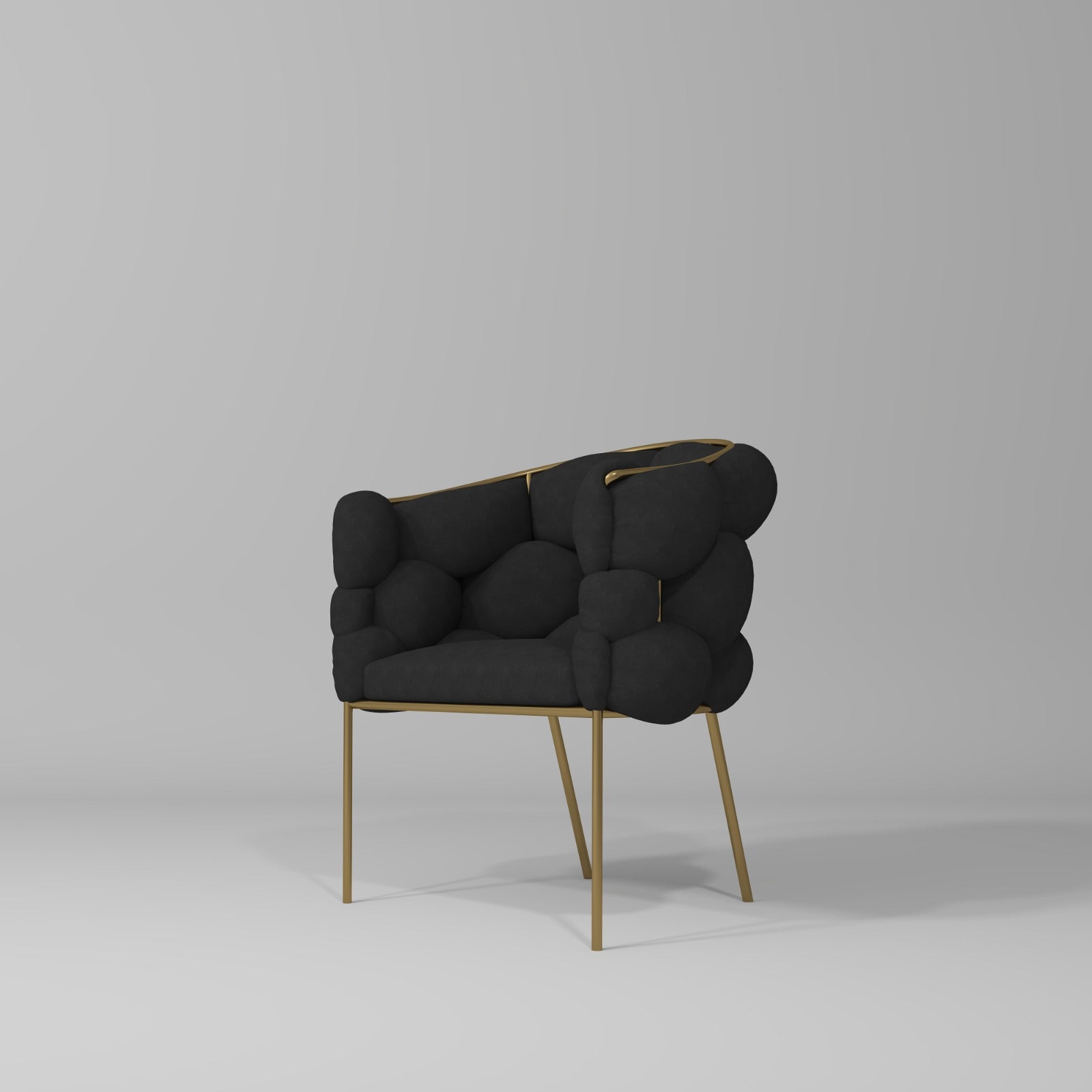 luxury black nail station chair
