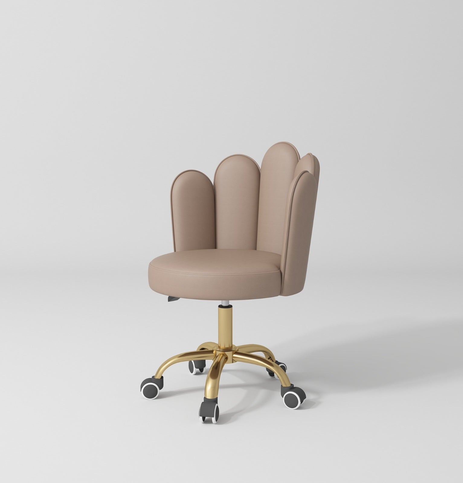 brown modern beauty stool