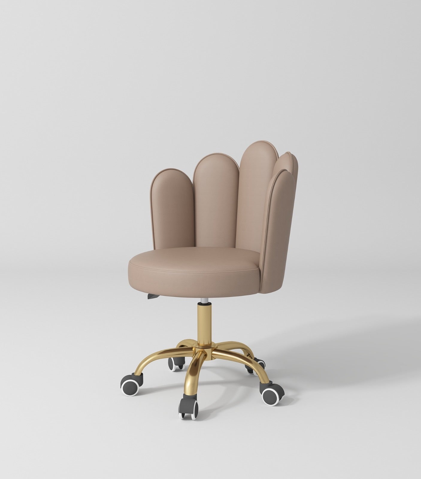 brown modern beauty stool
